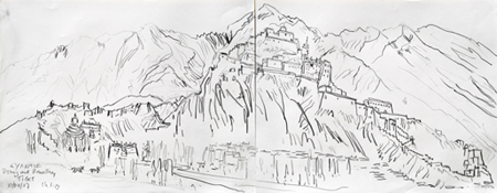 gyantse dzong and monastery 